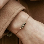 Bransoletka N°150 | jaspis dalmatyński 