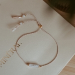 Bransoletka N°139 | kwarc różowy 