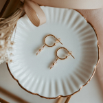 Kolczyki N°29 | kwarc truskawkowy