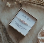 Bransoletka N°36 | kwarc truskawkowy, opal, kamień księżycowy