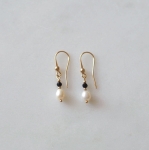 Kolczyki N°8 | onyks, perła