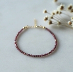 Bransoletka N°17 | granat