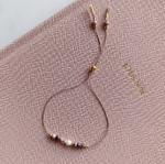 Bransoletka N°178 | rodonit, perła 