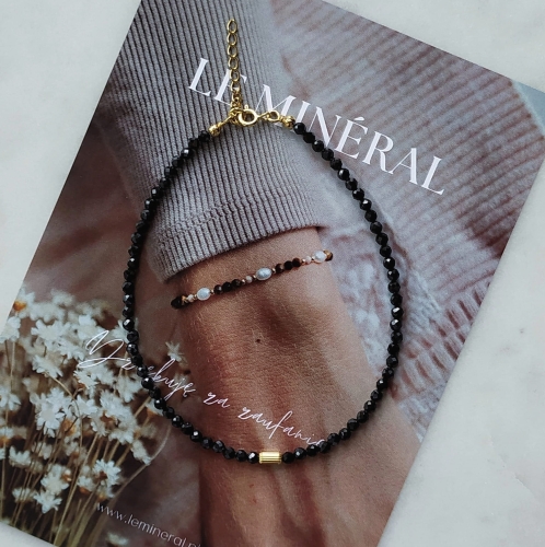 Bransoletka na nogę N°1 | spinel