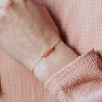 Bransoletka N°162 | kwarc wiśniowy, kwarc truskawkowy