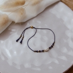 Bransoletka N°50 | perła, spinel, sodalit