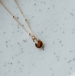 Naszyjnik N°25 | tygrysie oko