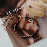 Bransoletka N°90 | tygrysie oko, turkus