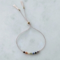 Bransoletka CZAKRY N°2 | granat, agat, cytryn, jadeit, sodalit, szafir, ametyst