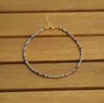 Bransoletka na nogę N°4 | opal