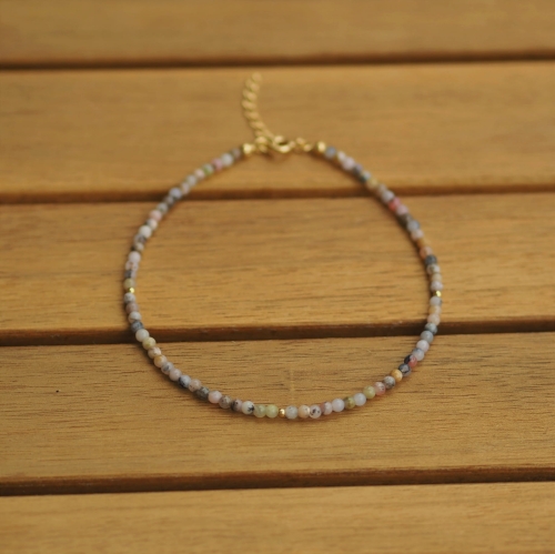 Bransoletka na nogę N°4 | opal